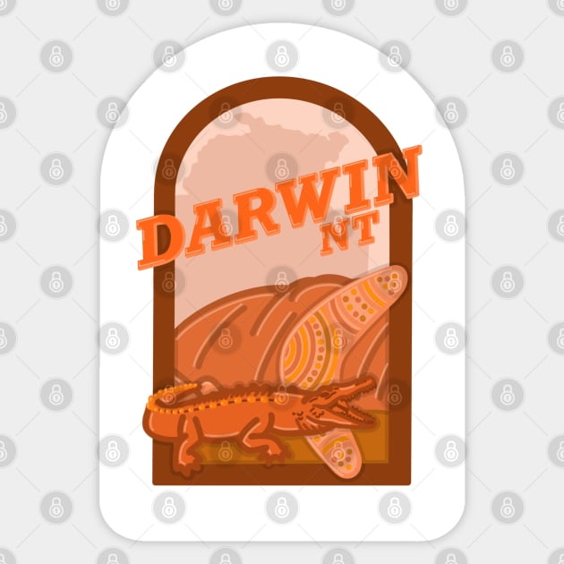 Darwin NT Sticker by astroashleeart